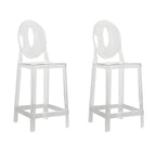 Modern Acrylic Vibrant Durable Colourful Sleek Bar Stool