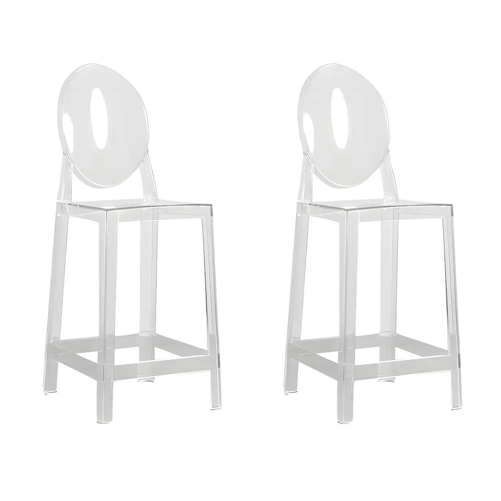 Modern Acrylic Vibrant Durable Colourful Sleek Bar Stool