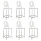 Modern Acrylic Vibrant Durable Colourful Sleek Bar Stool