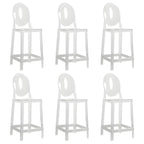 Modern Acrylic Vibrant Durable Colourful Sleek Bar Stool