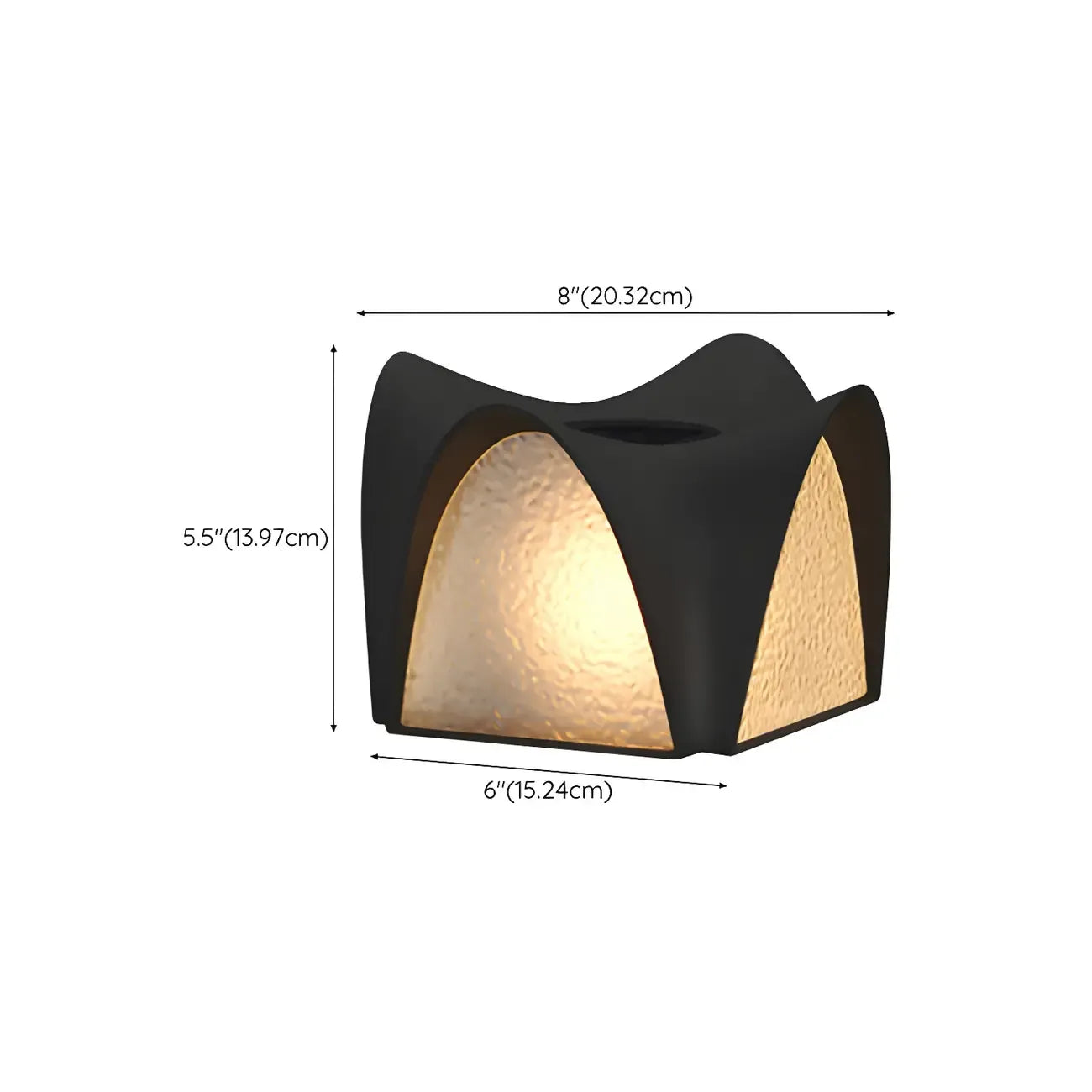 Arched Black Textured Solar Outdoor Post Lights