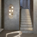 Elegant Gold 4-Light Oval Ball Wall Sconce Light Fixture