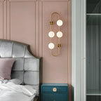 Elegant Gold 4-Light Oval Ball Wall Sconce Light Fixture