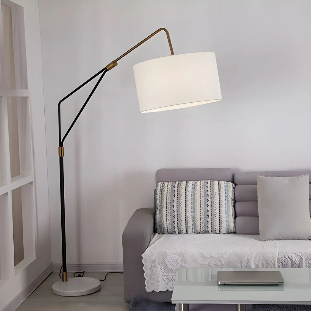 Modern Adjustable Modern White Recline LED Floor Lamp