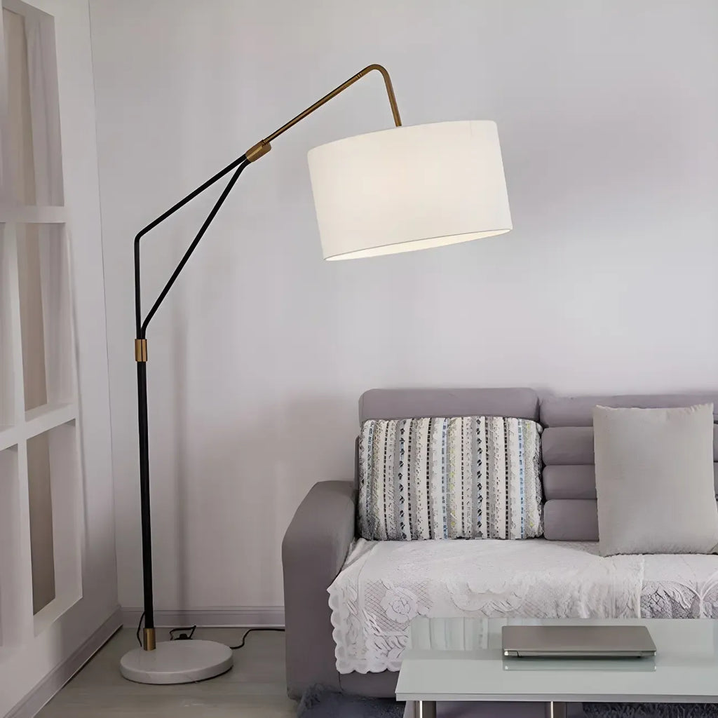 Modern Adjustable Modern White Recline LED Floor Lamp