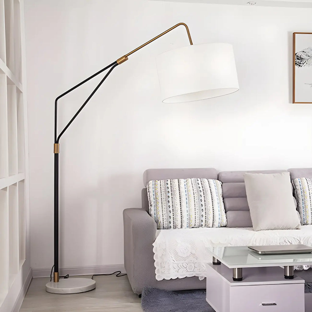 Modern Adjustable Modern White Recline LED Floor Lamp