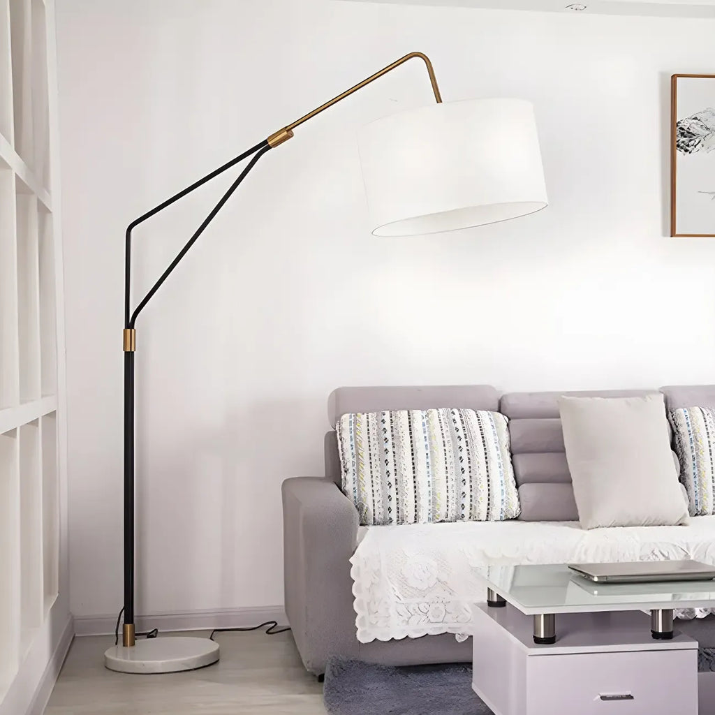 Modern Adjustable Modern White Recline LED Floor Lamp