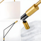 Modern Adjustable Modern White Recline LED Floor Lamp