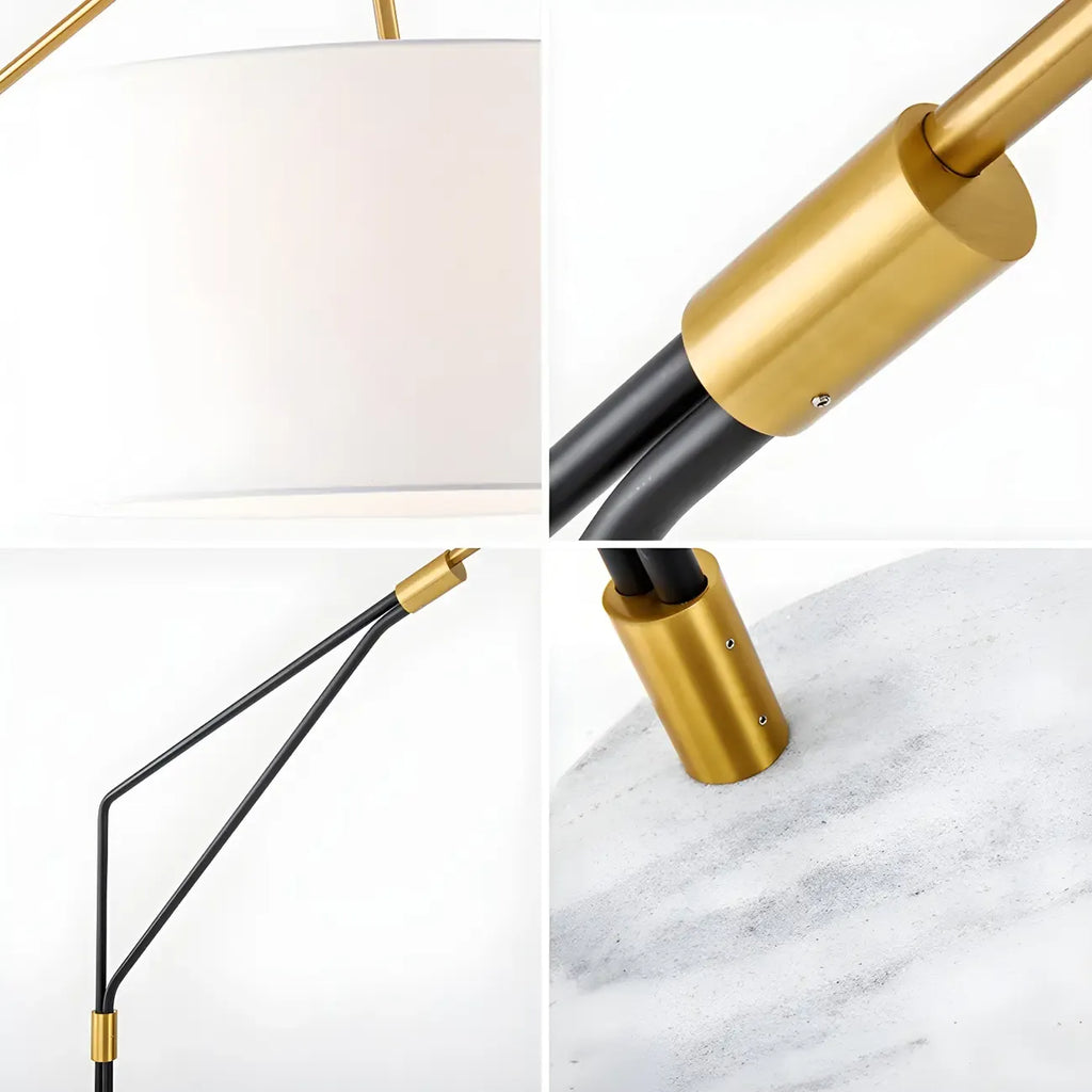 Modern Adjustable Modern White Recline LED Floor Lamp