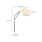 Modern Adjustable Modern White Recline LED Floor Lamp