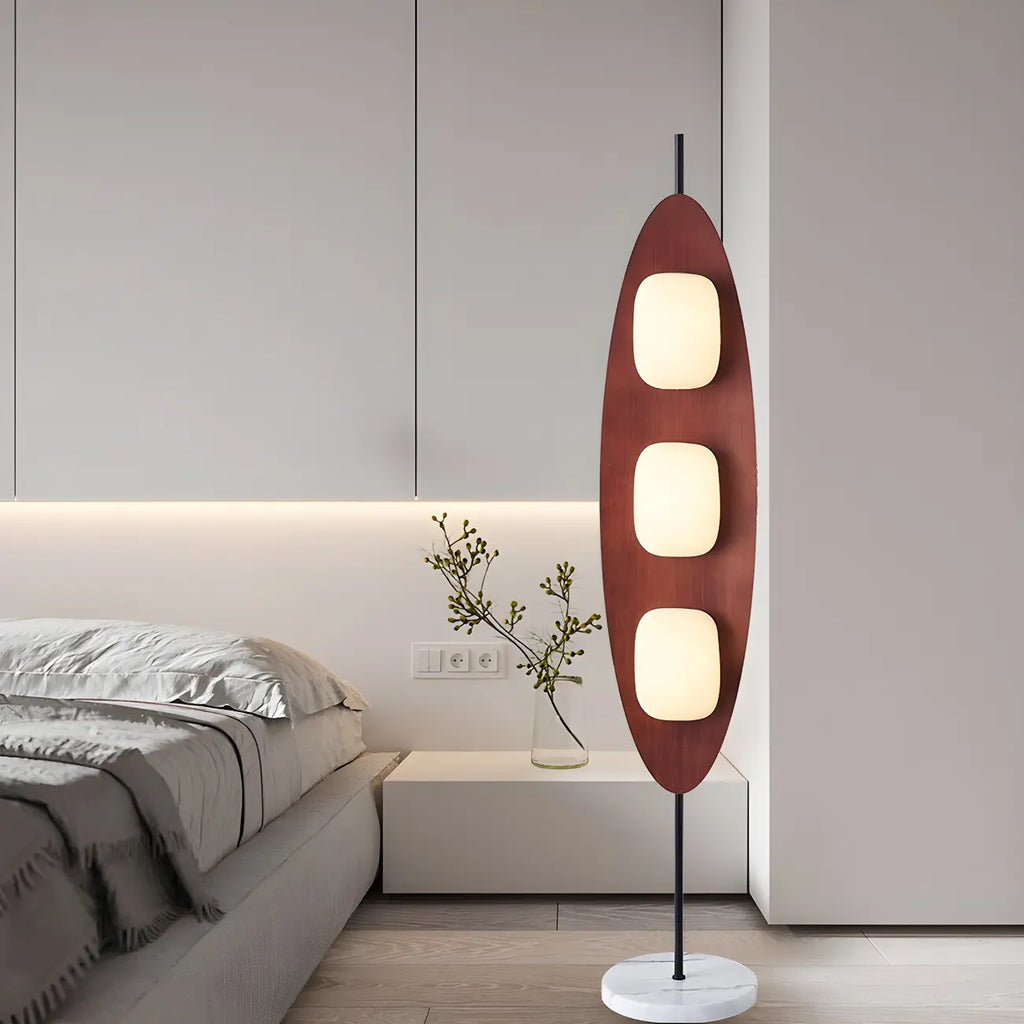 63 Mid-Century Modern 3-Light Integrated LED Floor Lamp
