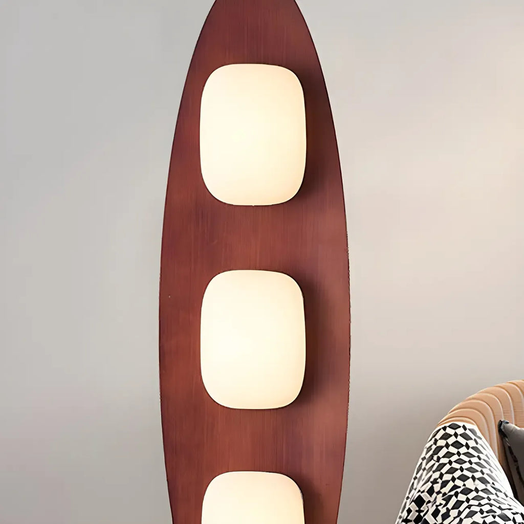 63 Mid-Century Modern 3-Light Integrated LED Floor Lamp