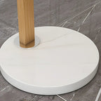 Modern Arched Floor Lamp with Adjustable Pleated Shade