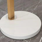 Modern Arched Floor Lamp with Adjustable Pleated Shade