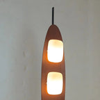 63 Mid-Century Modern 3-Light Integrated LED Floor Lamp