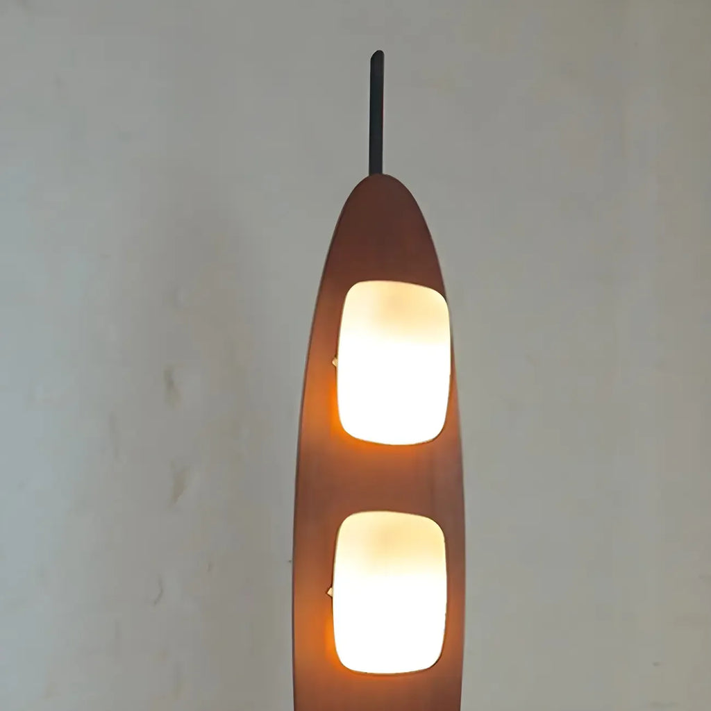 63 Mid-Century Modern 3-Light Integrated LED Floor Lamp