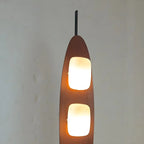63 Mid-Century Modern 3-Light Integrated LED Floor Lamp
