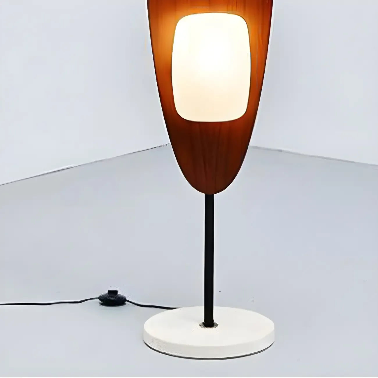 63 Mid-Century Modern 3-Light Integrated LED Floor Lamp