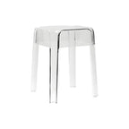 Vibrant Colors Acrylic No Backrest Stackable High bar Stool