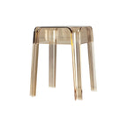 Vibrant Colors Acrylic No Backrest Stackable High bar Stool