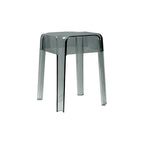 Vibrant Colors Acrylic No Backrest Stackable High bar Stool