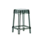Vibrant Colors Acrylic No Backrest Stackable High bar Stool