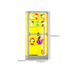 Adjustable Shelves White Glass Locking Curio Cabinet