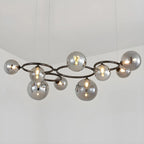 Artistic Modern Globe Glass Island Pendant Lights for Kitchen