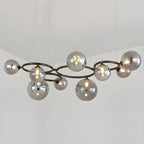 Artistic Modern Globe Glass Island Pendant Lights for Kitchen