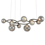 Artistic Modern Globe Glass Island Pendant Lights for Kitchen