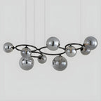 Artistic Modern Globe Glass Island Pendant Lights for Kitchen