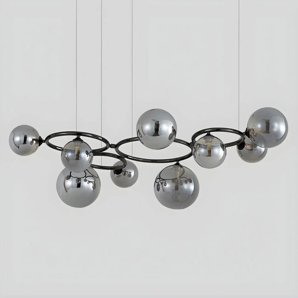 Artistic Modern Globe Glass Island Pendant Lights for Kitchen