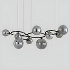 Artistic Modern Globe Glass Island Pendant Lights for Kitchen