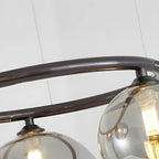 Artistic Modern Globe Glass Island Pendant Lights for Kitchen