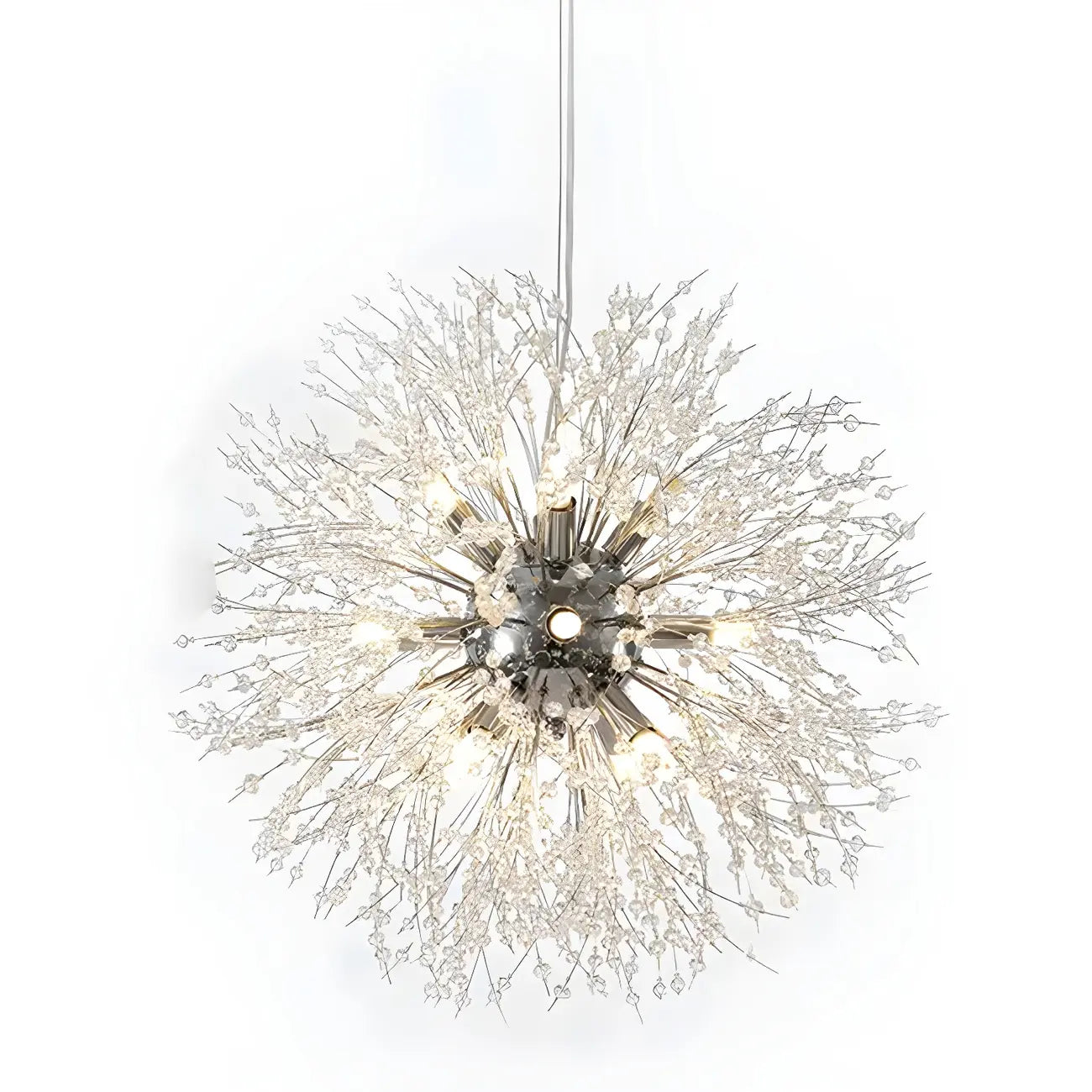 Adjustable Modern Gold Crystal Explosion Sputnik Chandelier