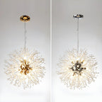 Adjustable Modern Gold Crystal Explosion Sputnik Chandelier