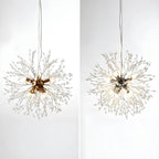 Adjustable Modern Gold Crystal Explosion Sputnik Chandelier