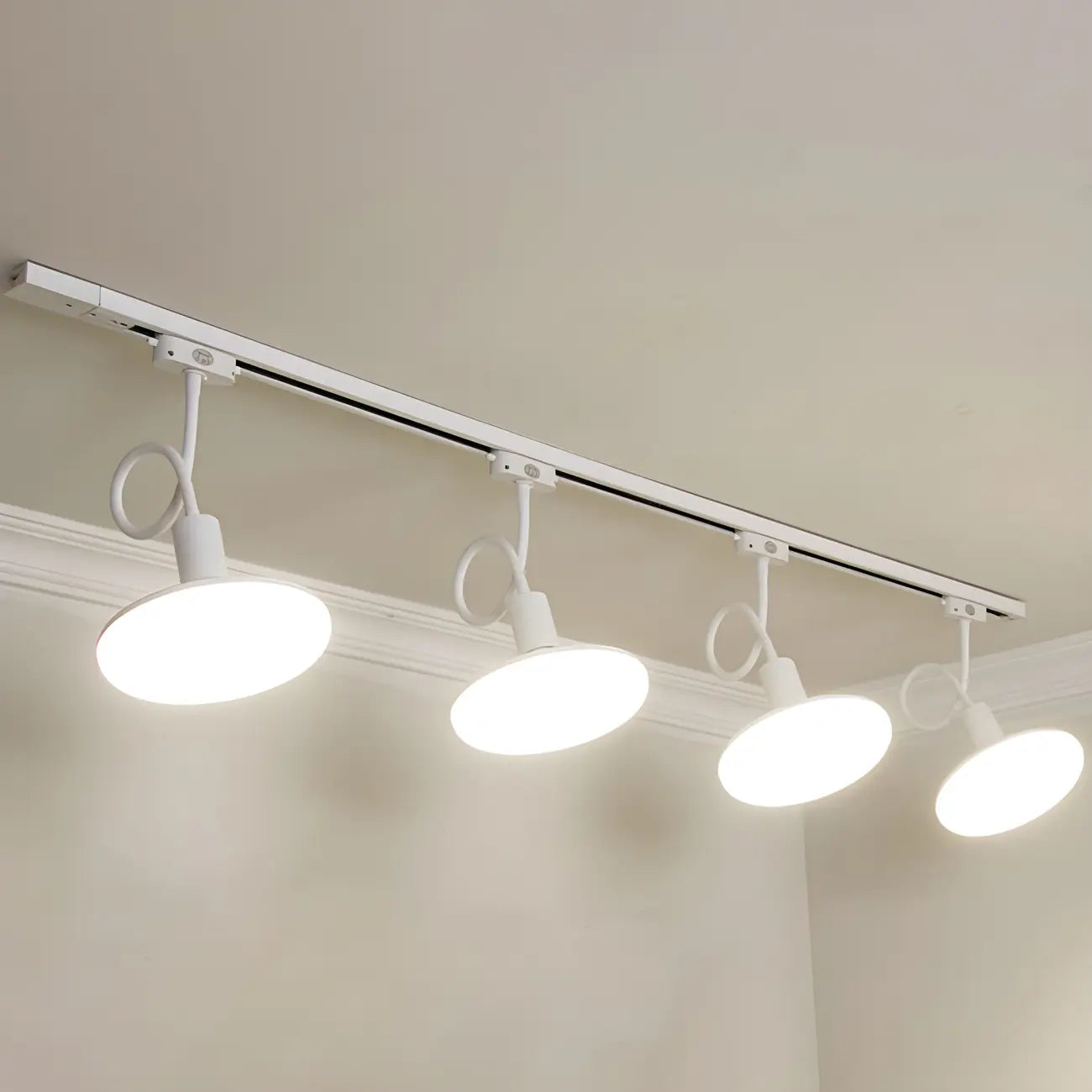5-Light Modern LED Track Lighting with Adjustable Head