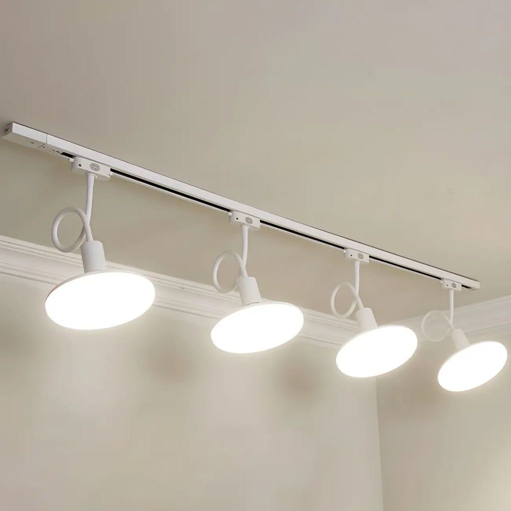 5-Light Modern LED Track Lighting with Adjustable Head