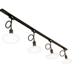 5-Light Modern LED Track Lighting with Adjustable Head