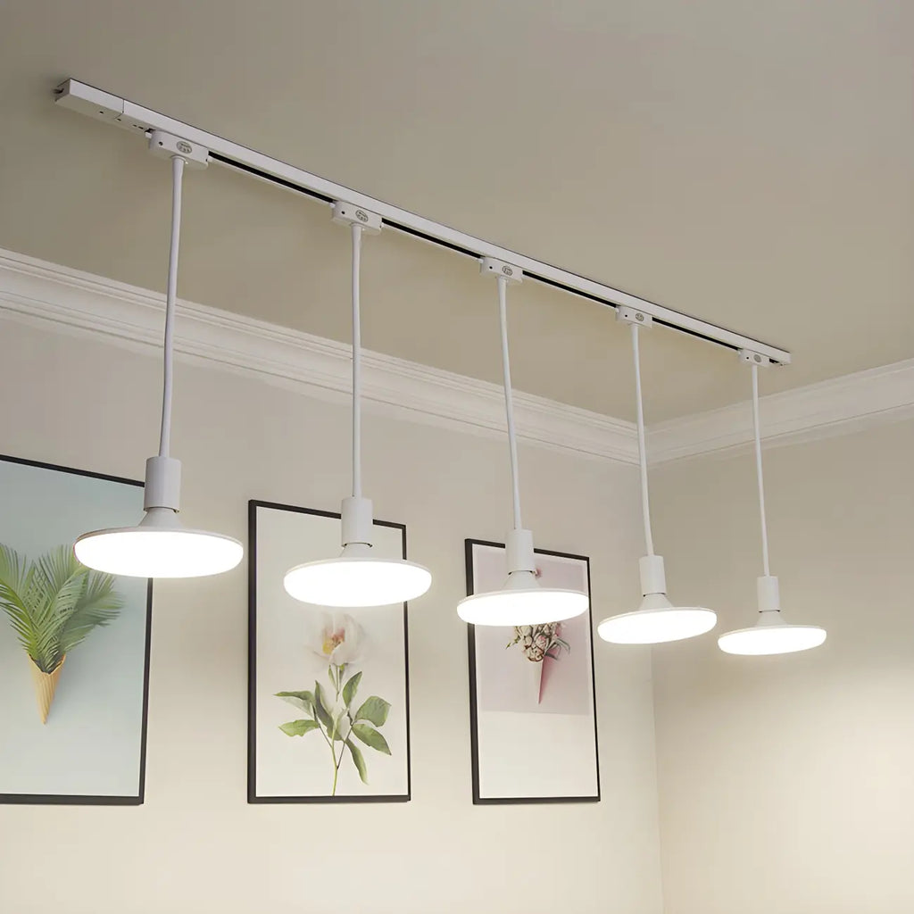 5-Light Modern LED Track Lighting with Adjustable Head