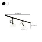 5-Light Modern LED Track Lighting with Adjustable Head