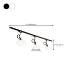 5-Light Modern LED Track Lighting with Adjustable Head