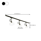 5-Light Modern LED Track Lighting with Adjustable Head