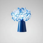 Orange Metal LED Flower Shaped Table Lamp for Bedroom