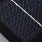 Black Metal Geometric Solar Outdoor Post Lights