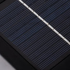 Black Metal Geometric Solar Outdoor Post Lights