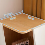 Artistic Modern White Wooden Corner Bookcase