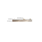 79 4-Drawer White Stone Floating Cable Management TV Stand