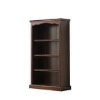 Classic Simple White Rectangular Wood Bookcase